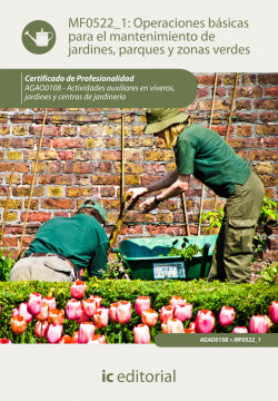 Operaciones Básicas de Mantenimiento de Jardines Parques y Zonas Verdes (Ic) - 9788415848684