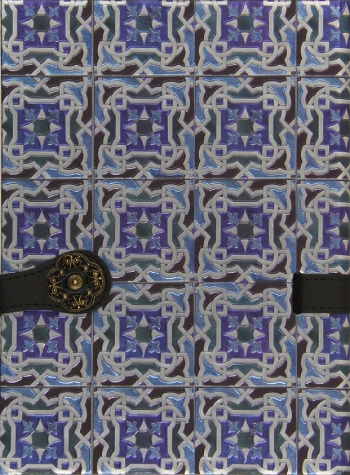 CUADERNO AZULEJOS DE PORTUGAL 2 MARCAPAGINAS VERDE | Nan | 9788416055296 (Boncahier) Imagen principal del producto