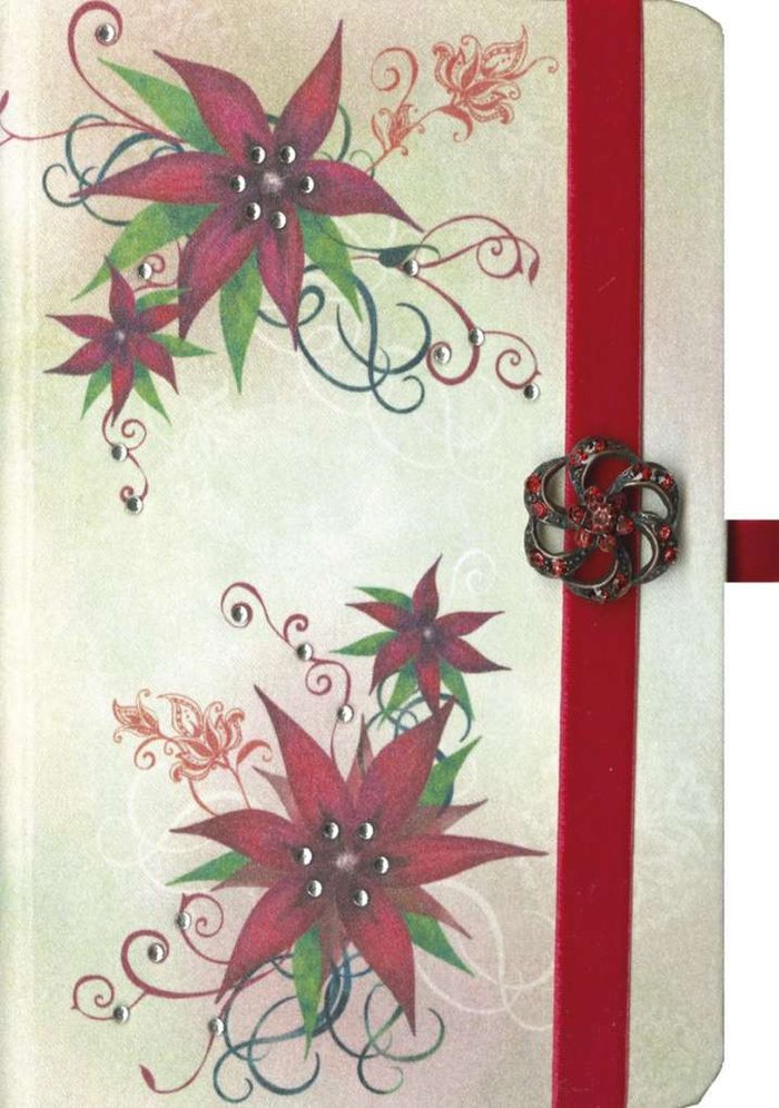 CUADERNO COOL & CHIC BOLERO 1 FLORES ROJAS | Nan | 9788416055685 (Boncahier) Imagen principal del producto