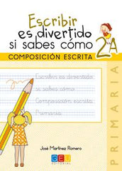 ESCRIBIR ES DIVERTIDO 2º de Primaria CUADERNO 2A G,ELEN12EP | AA,VV | 9788416156108 (Geu)
