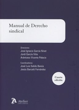 MANUAL DE DERECHO SINDICAL - 9788416652587
