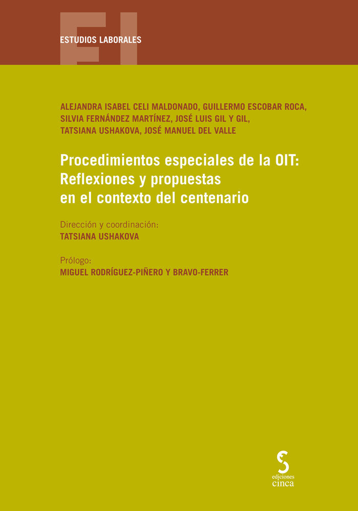 PROCEDIMIENTOS ESPECIALES DE LA OIT - 9788416668908 Imagen principal del producto