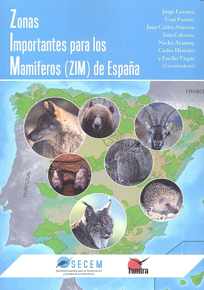 ZONAS IMPORTANTES PARA LOS MAMIFEROS ZIM DE ESPAÑA - 9788416702121 Imagen principal del producto