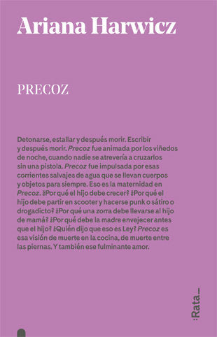 PRECOZ | Harwicz,ariana | 9788416738168 (Rata) Imagen principal del producto