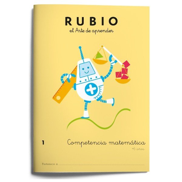 COMPETENCIA MATEMATICA 1 RUBIO - 9788416744107 Imagen principal del producto
