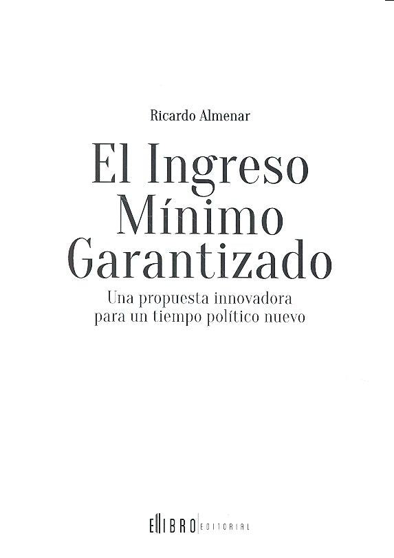 INGRESO MINIMO GARANTIZADO - 9788416800025 Imagen principal del producto