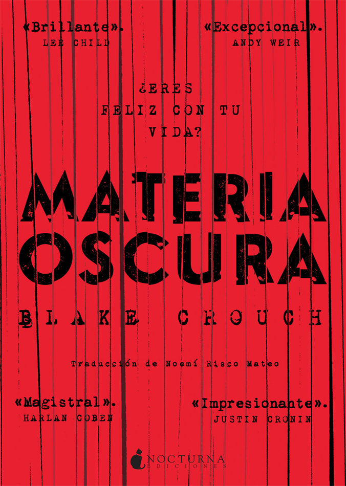 MATERIA OSCURA - 9788416858217 Imagen principal del producto