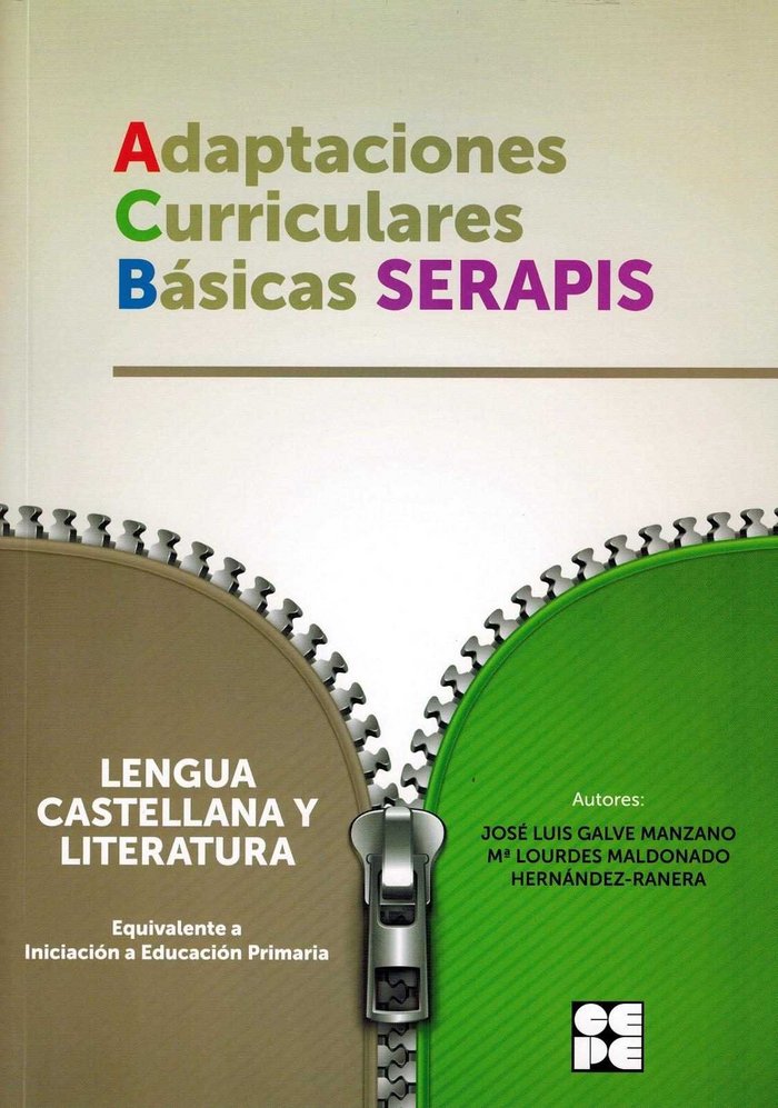 LENGUA 0 - ADAPTACIONES CURRICULARES BÁSICAS SERAPIS I Galve Manzano, José Luis;Maldonado Hernández-Ranera, Mª L. I Ciencias de la Educación Preescolar y Especial I 9788416941193 Imagen principal del producto