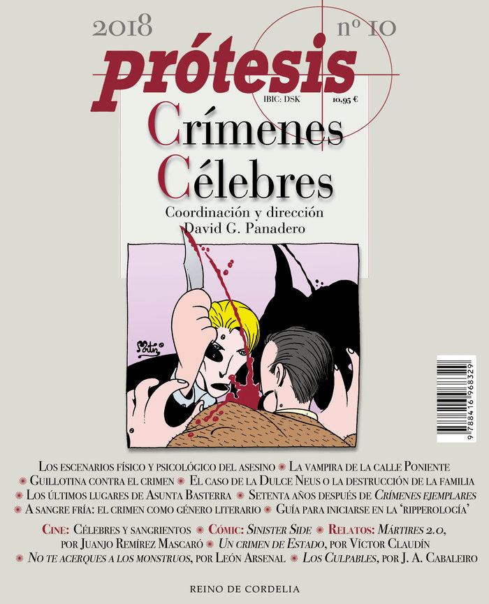 PROTESIS 10 CRIMENES CELEBRES - 9788416968329 Imagen principal del producto
