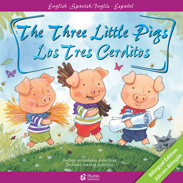 THE THREE LITTLE PIGS TRES CERDITOS,LOS | Aa,vv, | 9788417079000 (Pluton kids) Imagen principal del producto