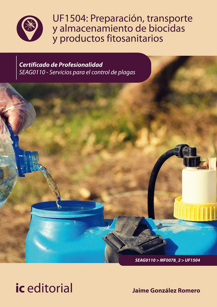 PREPARACION TRANSPORTE Y ALMACENAMIENTO DE BIOCIDAS Y PRODU - 9788417086190 Imagen principal del producto