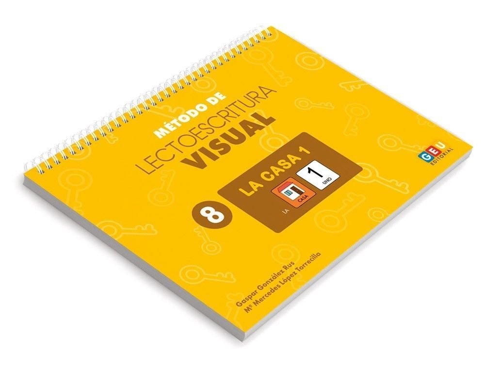 METODO LECTOESCRITURA VISUAL 8 LA CASA 1 | AA,VV | GEU | 9788417201869 Imagen principal del producto