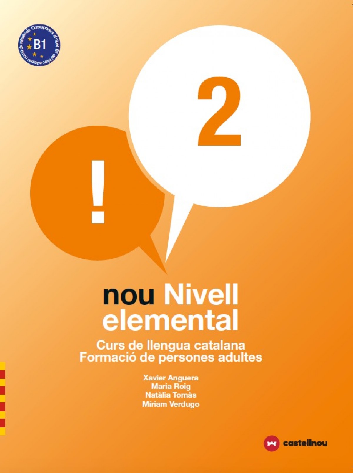 NOU NIVELL ELEMENTAL 2: Curs de Llengua Catalana-Formació de Persones Adultes