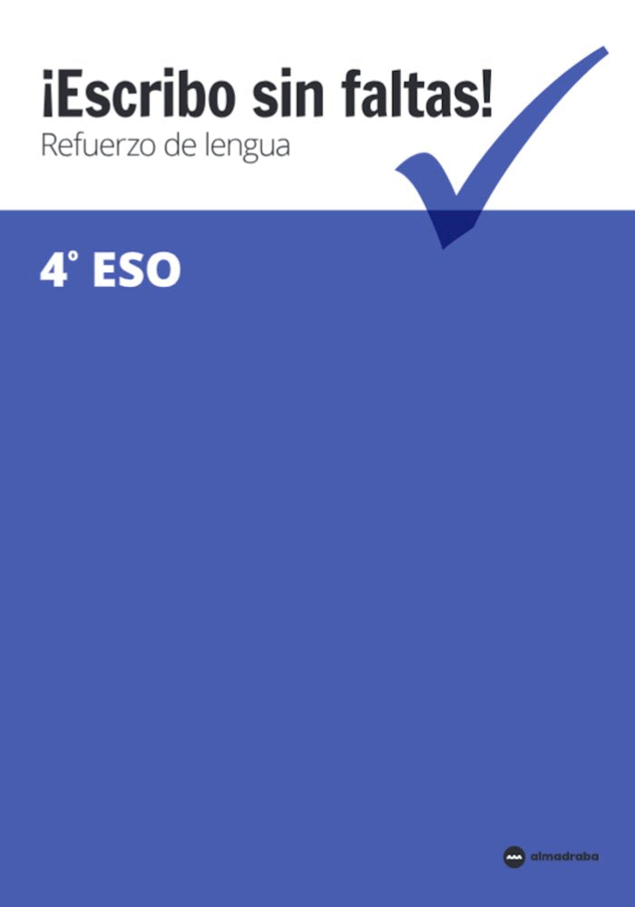 ¡ESCRIBO SIN FALTAS! 4 | Castellnou | 9788417563127 (ALMADRABA TEXTO) Imagen principal del producto