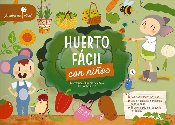 HUERTO FACIL CON NIÑOS - 9788417720087 Imagen principal del producto