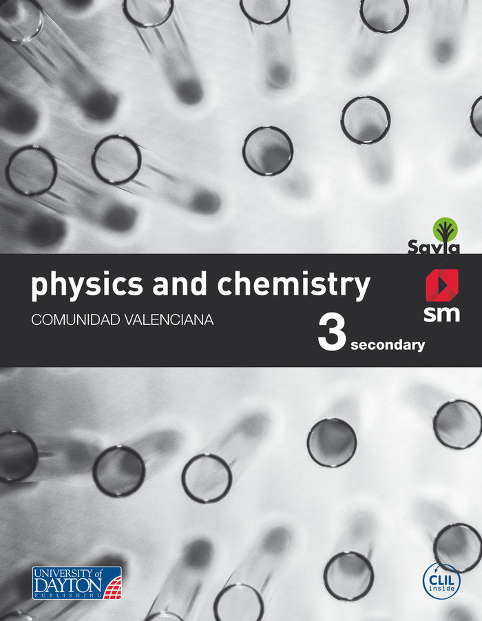 Pyshics Chemistry 3º ESO Valencia 20 Savia (Sm) - 9788417815288