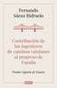 CONTRIBUCION DE LOS INGENIEROS DE CAMINOS CATALANES AL PROGR - 9788418006050
