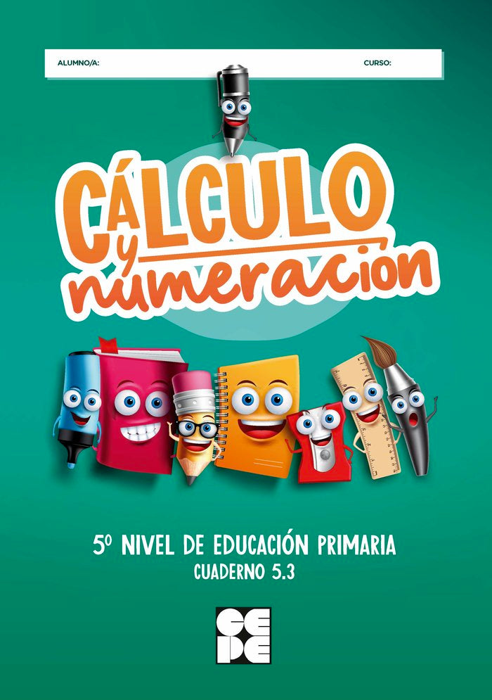 CÁLCULO Y NUMERACIÓN 5.3 HIPATIA I Trallero de Lucas, Cristina;Romera Valdehita, Miguel Ángel;Galve Manzano, José Luis;Trallero Sanz, Manuel;Moreno Ojeda, José Miguel I Ciencias de la Educación Preescolar y Especial I 9788418044441 Imagen principal del producto
