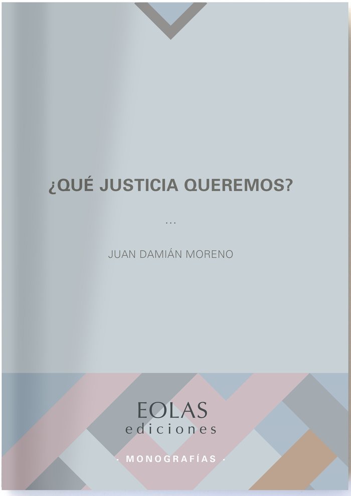 QUE JUSTICIA QUEREMOS - 9788418079290 Imagen principal del producto