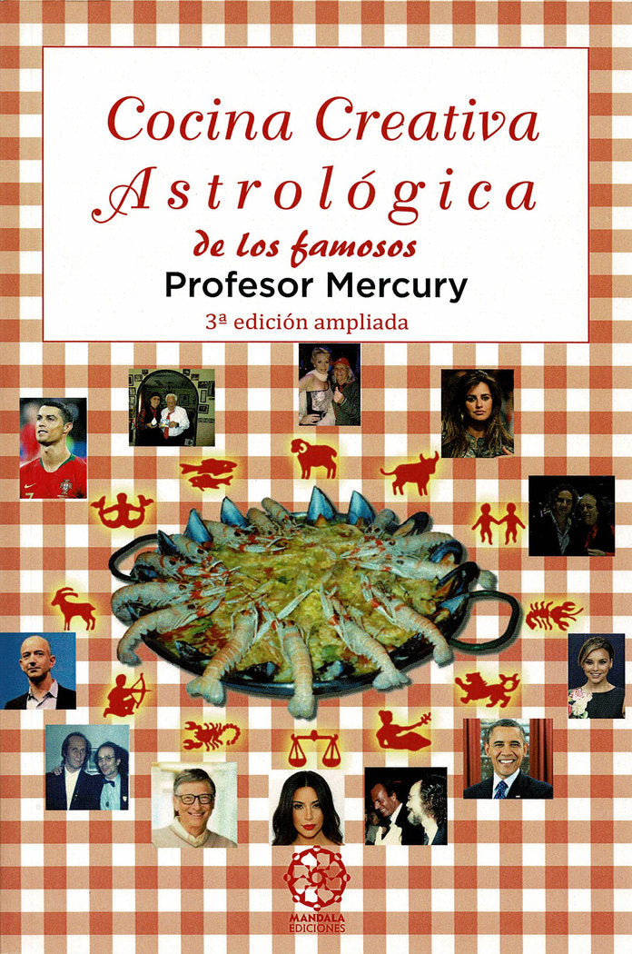 COCINA CREATIVA ASTROLOGICA DE LOS FAMOSOS I Mercury,Profesor I Mandala I 9788418115103 Imagen principal del producto