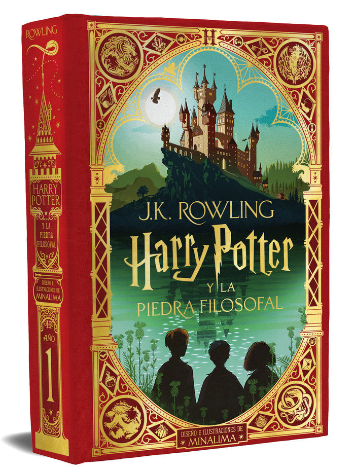 HARRY POTTER 1 LA PIEDRA FILOSOFAL POP-UP MINALIMA | Rowling,j,k, | 9788418174070 (Salamandra infantil y juvenil)