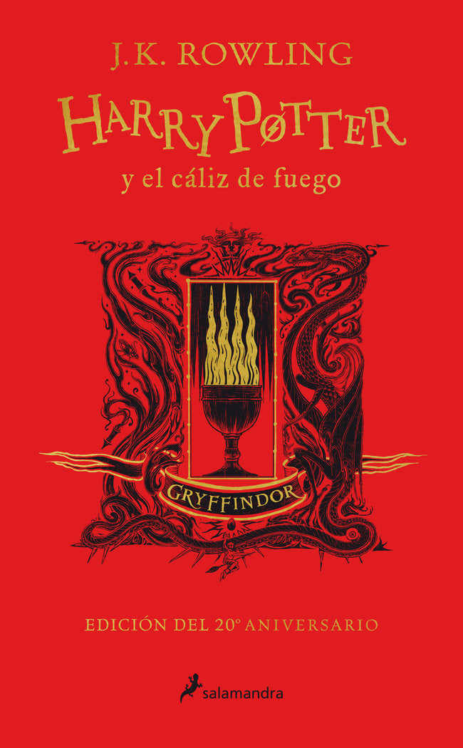 HARRY POTTER 4 EL CALIZ DE FUEGO GRYFFINDOR 20 ANIVERSARIO | Rowling, J,k, | 9788418174360 (Salamandra infantil y juvenil)