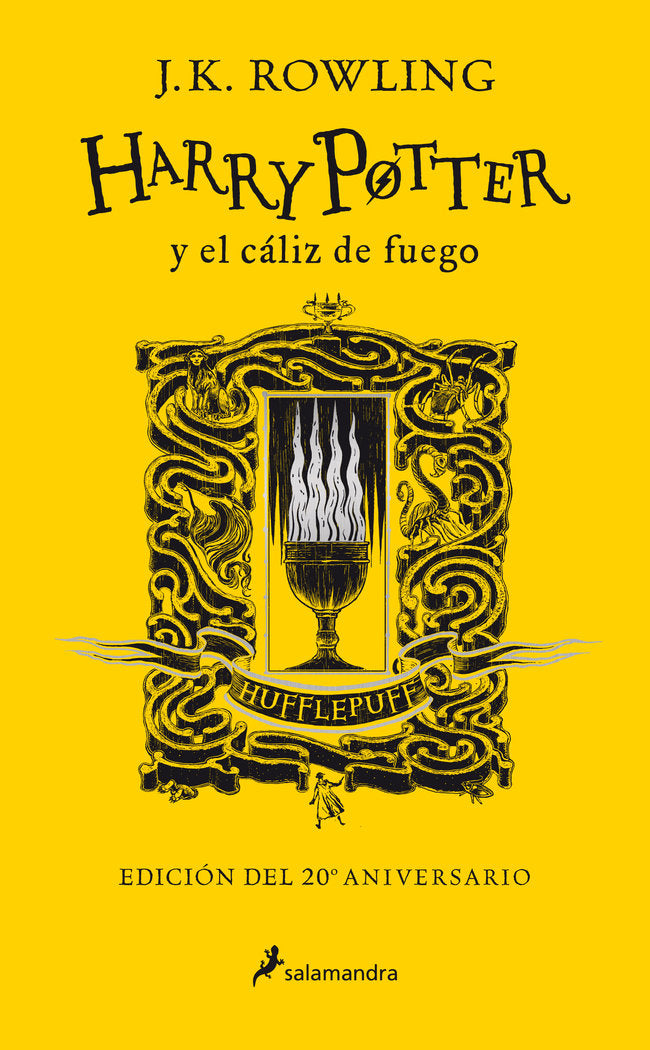 HARRY POTTER 4 EL CALIZ DE FUEGO HUFFLEPUFF 20 ANIVERSARIO | Rowling, J,k, | 9788418174391 (Salamandra infantil y juvenil)