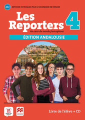 Les Reporters 4. A2.2. Éd. Macmillan Livre de l'élève édition Andalousie | Varios autores | 9788418224683 (DIFUSION MACMILLAN)