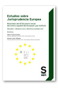 ESTUDIOS SOBRE JURISPRUDENCIA EUROPEA - 9788418247057 Imagen principal del producto