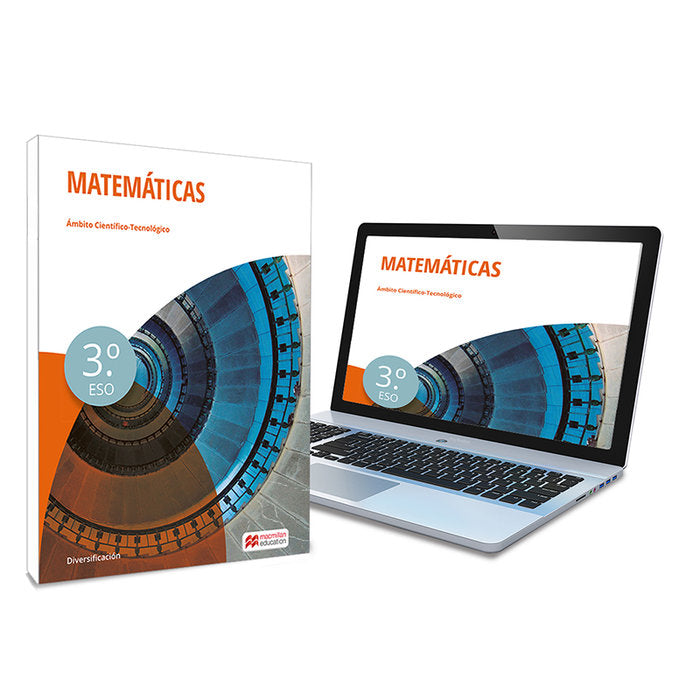 Matemáticas 3o - Libro de texto en formato físico de Diversificación Curricular 3ºESO | Varios autores | 9788418356803 (MACMILLAN) Imagen principal del producto