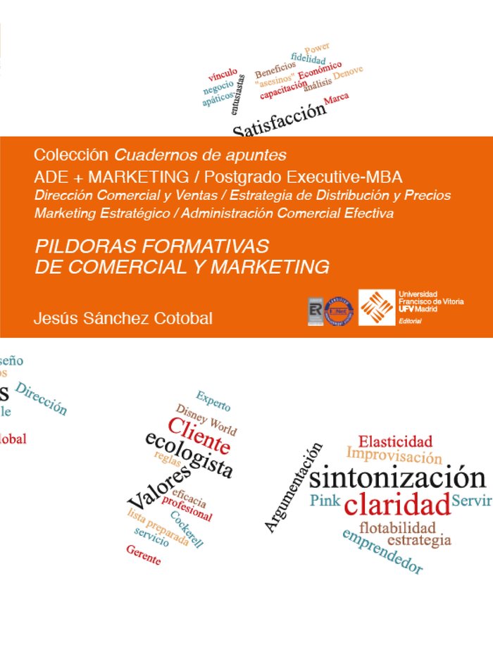 PILDORAS FORMATIVAS DE COMERCIAL Y MARKETING | AA,VV | FRANCISCO DE VITORIA | 9788418360343 Imagen principal del producto