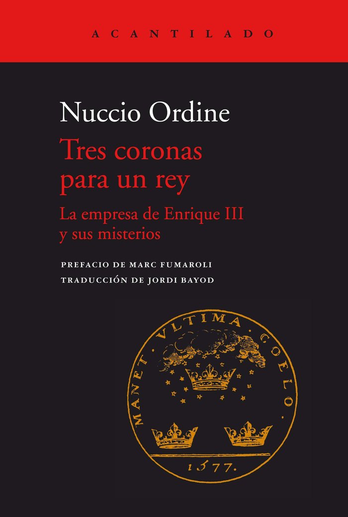 TRES CORONAS PARA UN REY - 9788418370922 Imagen principal del producto
