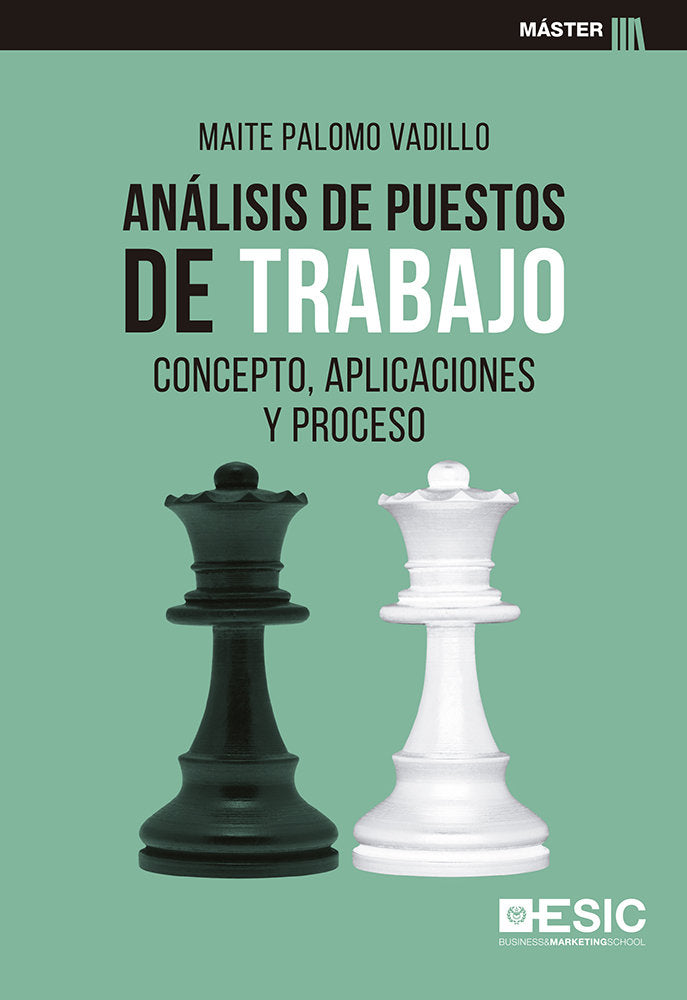 ANALISIS DE PUESTOS DE TRABAJO | PALOMO VAVILLO, MAITE | ESIC EDITORIAL | 9788418415883 Imagen principal del producto