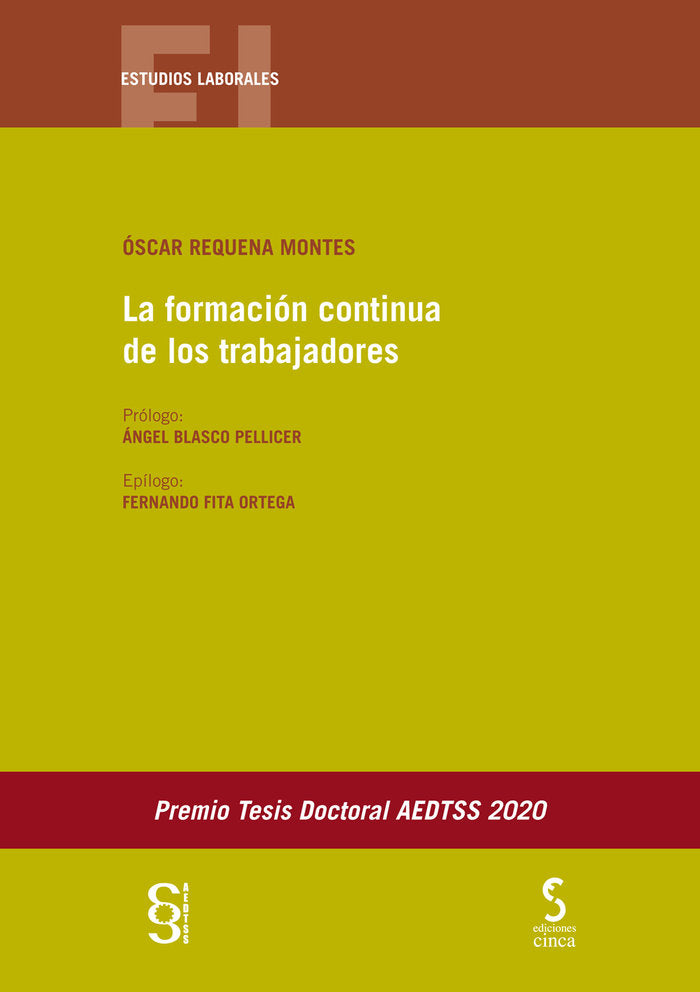 FORMACION CONTINUA DE LOS TRABAJADORESLA - 9788418433009 Imagen principal del producto
