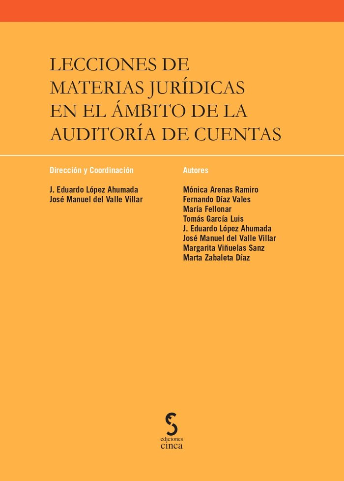 LECCIONES DE MATERIAS JURIDICAS EN EL AMBITO DE LA AUDITORI - 9788418433917 Imagen principal del producto