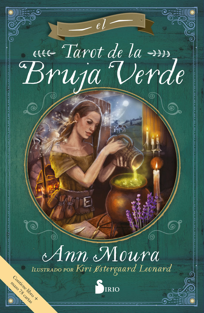 EL TAROT DE LA BRUJA VERDE I Moura, Anne I Sirio I 9788418531514