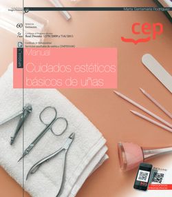 Manual. Cuidados estéticos básicos de uñas (MF0344_1). Certificados de profesionalidad. Servicios auxiliares de estética (IMPE0108)
