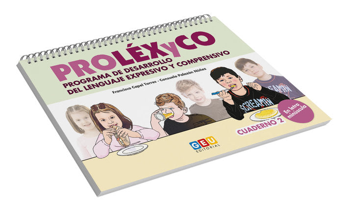 PROLEXYCO CUADERNO 2 MINUSCULA | CAPEL,FRANCISCA/PALAZÓN,CONSUELO | GEU | 9788418736308 Imagen principal del producto