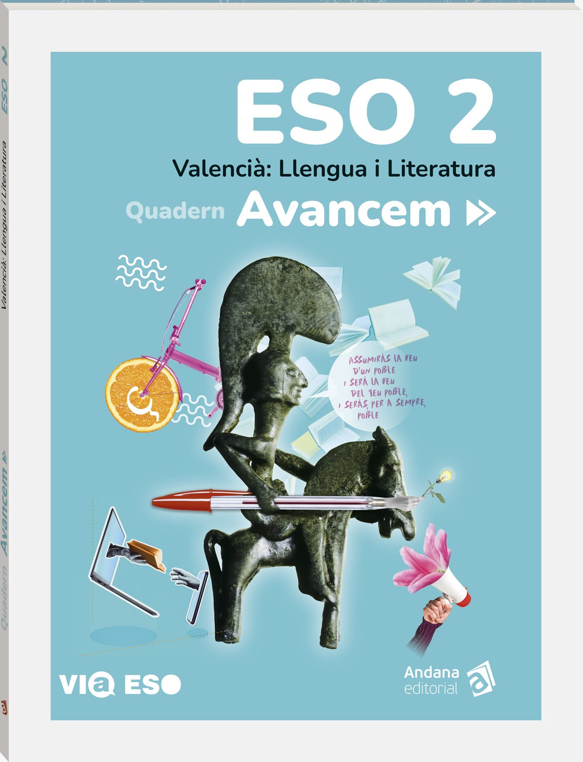Avancem 2. Quadern: Valencià, Llengua i Literatura. 2 ESO