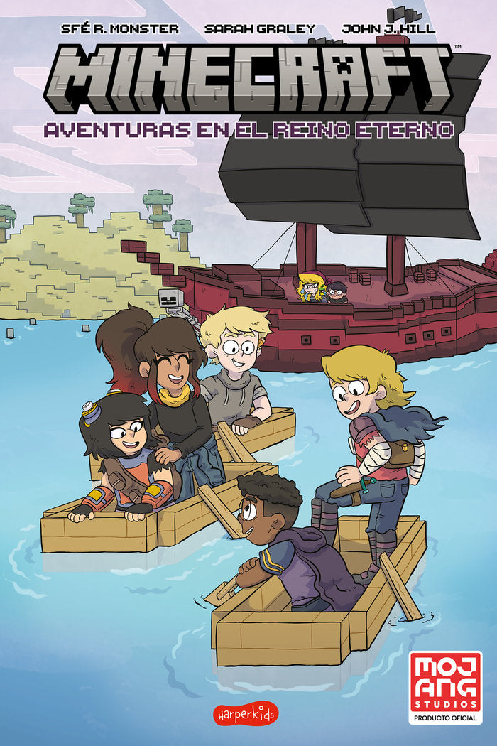 MINECRAFT OFICIAL AVENTURAS EN EL REINO ETERNO (COMIC) | R, Monster, Sfe | 9788418774836 (Harper collins) Imagen principal del producto
