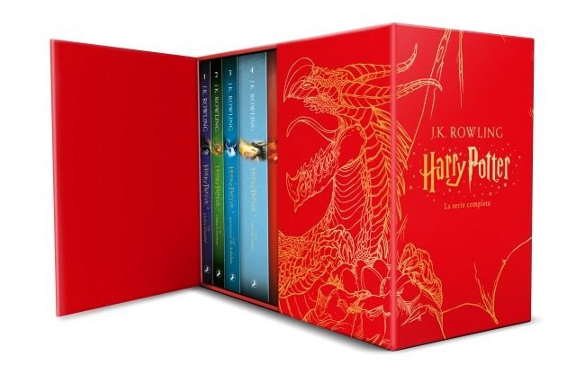 🧙‍♂️ Estuche de Lujo Harry Potter – Casa Gryffindor | J. K. Rowling