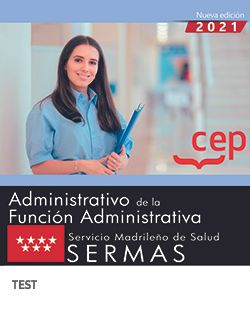 Administrativo de la Función Administrativa. Servicio Madrileño de Salud (SERMAS). Test Imagen principal del producto