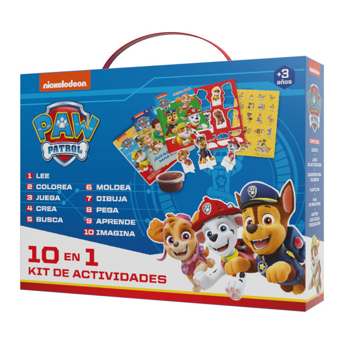 MALETIN 10 EN 1 - PATRULLA CANINA | PLAY TIME IMAGILAND | 1 UNIDAD | 9788418861055 Imagen principal del producto