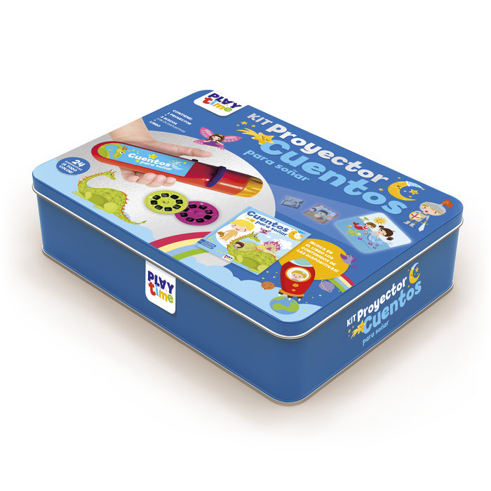 Kit Proyector Cuentos Caja Metálica IMAGILAND Imagen principal del producto