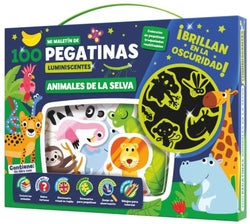 Pegatinas luminosas animales de la selva IMAGILAND para manualidades