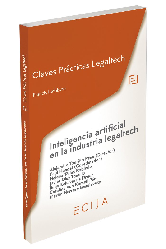 INTELIGENCIA ARTIFICIAL EN LA INDUSTRIA LEGALTECH - 9788418899836 Imagen principal del producto