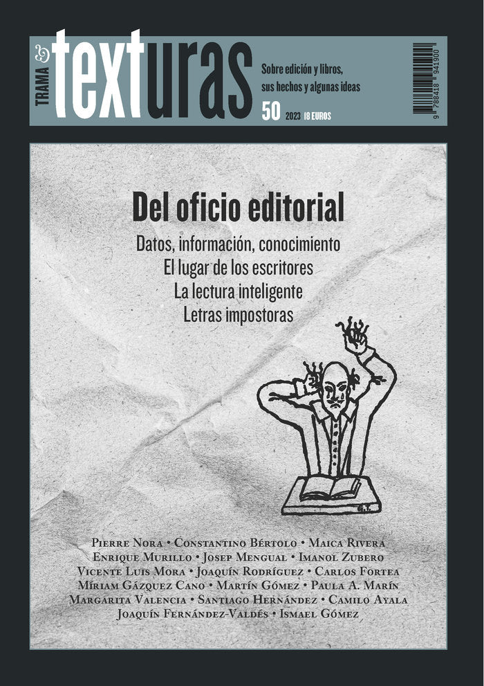TEXTURAS 50 DEL OFICIO EDITORIAL | VARIOS AUTORES | TRAMA | 9788418941900 Imagen principal del producto