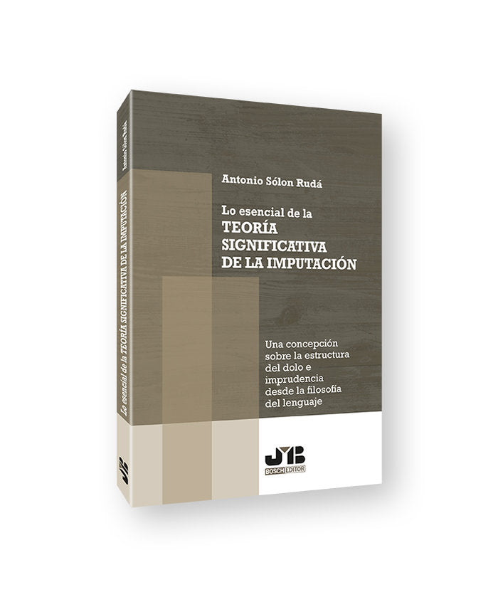 LO ESENCIAL DE LA TEORIA SIGNIFICATIVA DE LA IMPUTACION - 9788419045881 Imagen principal del producto
