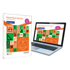 ✅ GRADO BÁSICO MATEMÁTICAS 2 - LIBRO DE TEXTO EN FORMATO FÍSICO DE MATEMÁTICAS APLICADAS 2 - DOCAMPO NARAY, M.I. / FRAGA PAZ, R. - MACMILLAN - 9788419062390