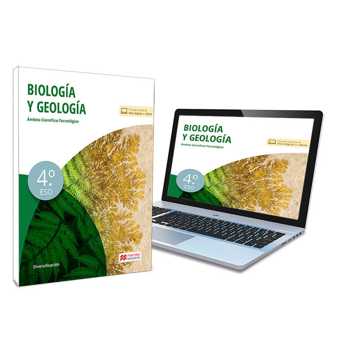 Biología y Geología 4o - Libro de texto en formato físico de Diversificación Curricular 4ºESO | Varios autores | 9788419062406 (MACMILLAN) Imagen principal del producto